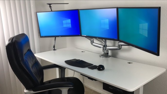 3 Monitor Setup Ideas: 15+ Ways to Maximize Efficiency & Comfort