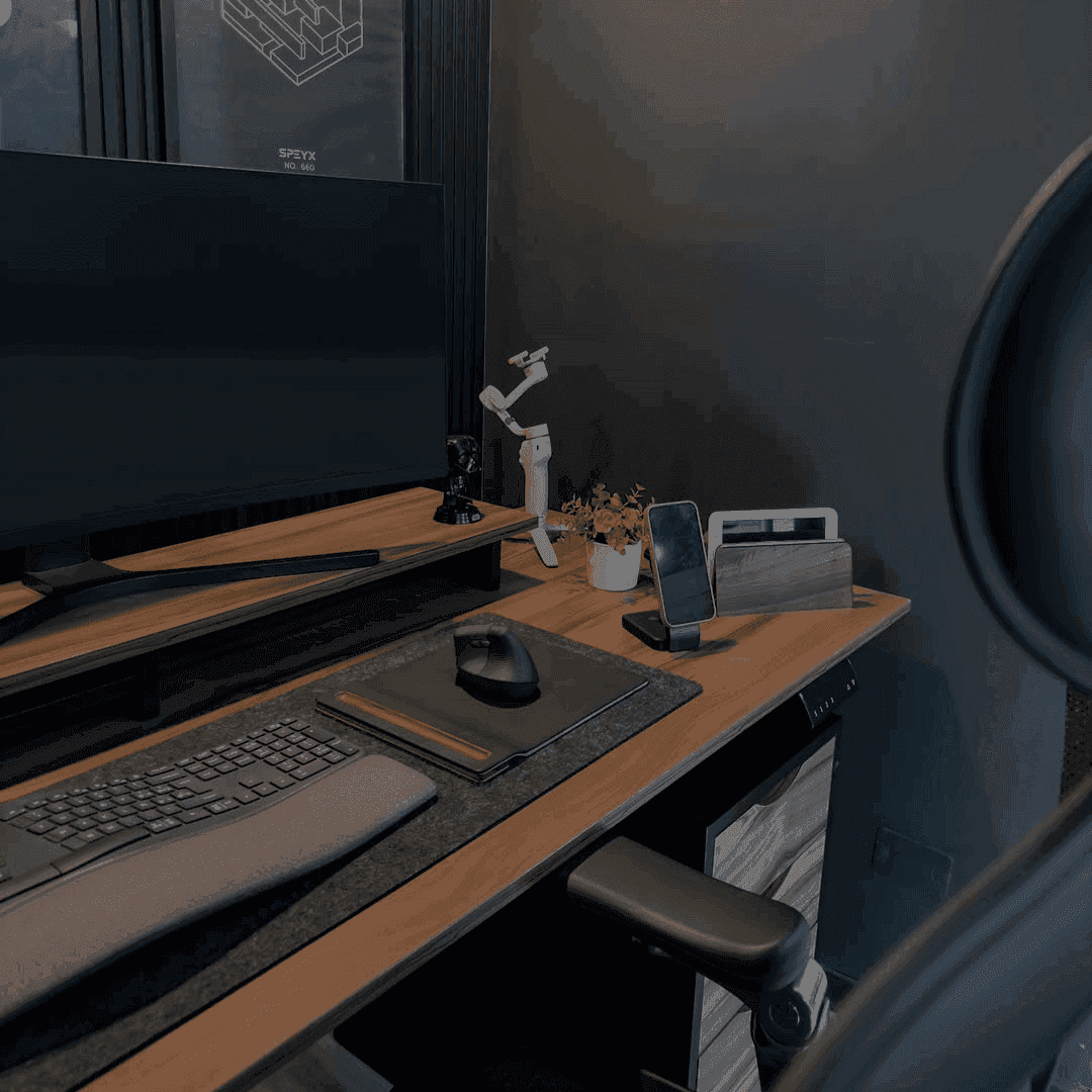 Mouse Pad v2.0 | Leather & Walnut - Spacet