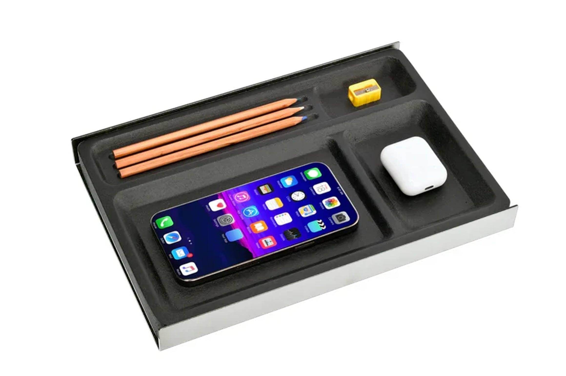 Desk Tray Drawer | Black Cork - Spacet