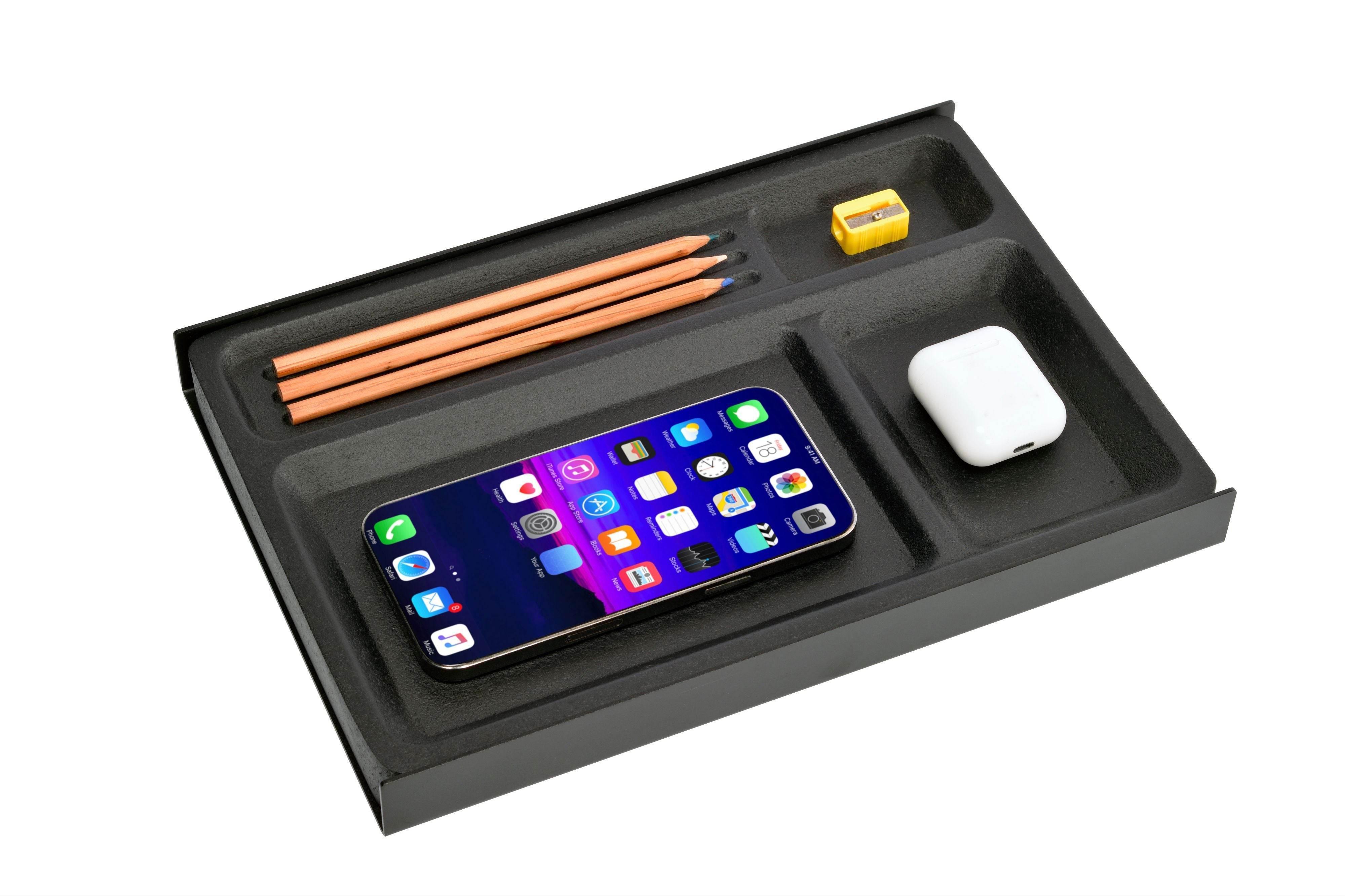 Desk Tray Drawer | Black Cork