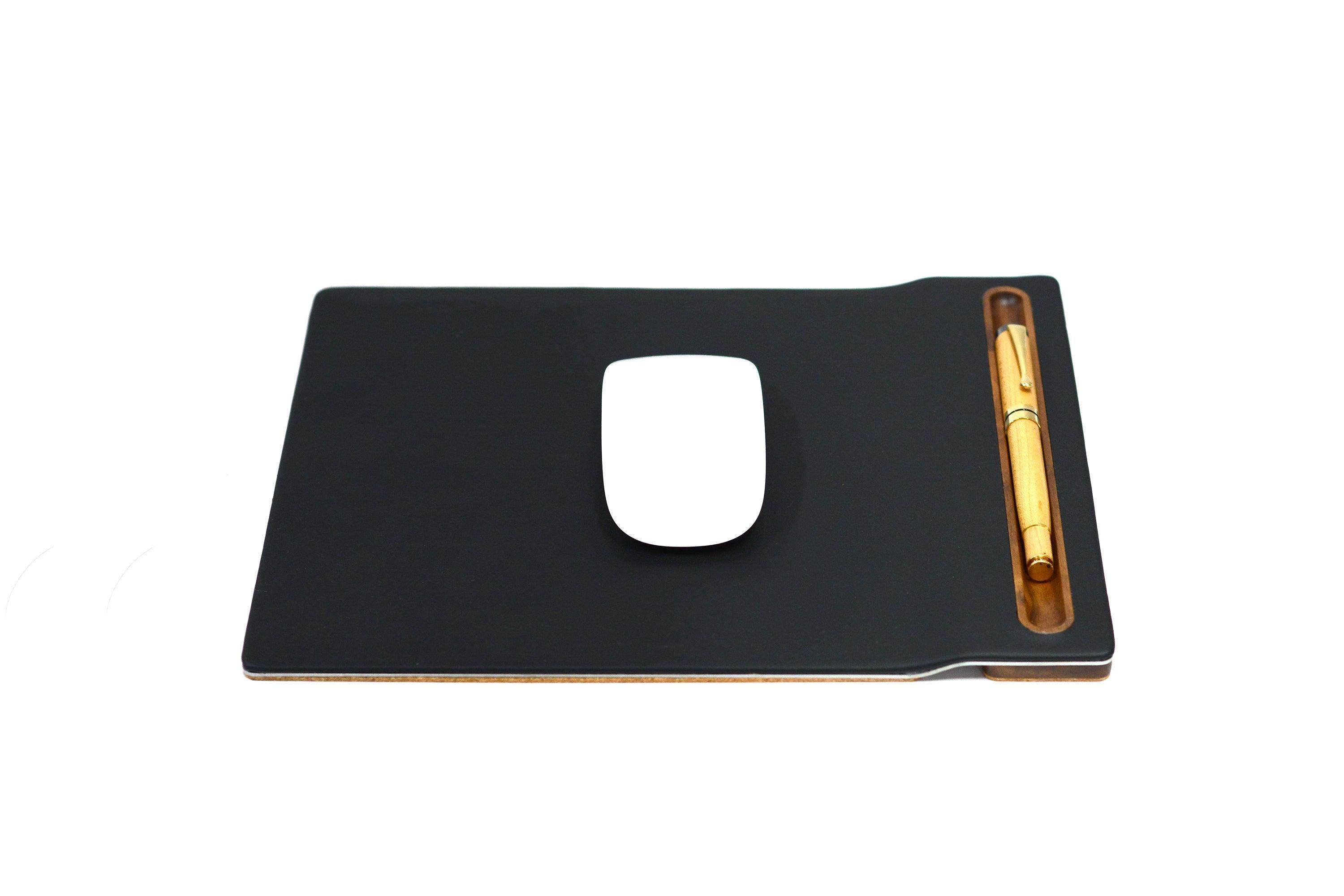 Mouse Pad v2.0 | Leather & Walnut - Spacet