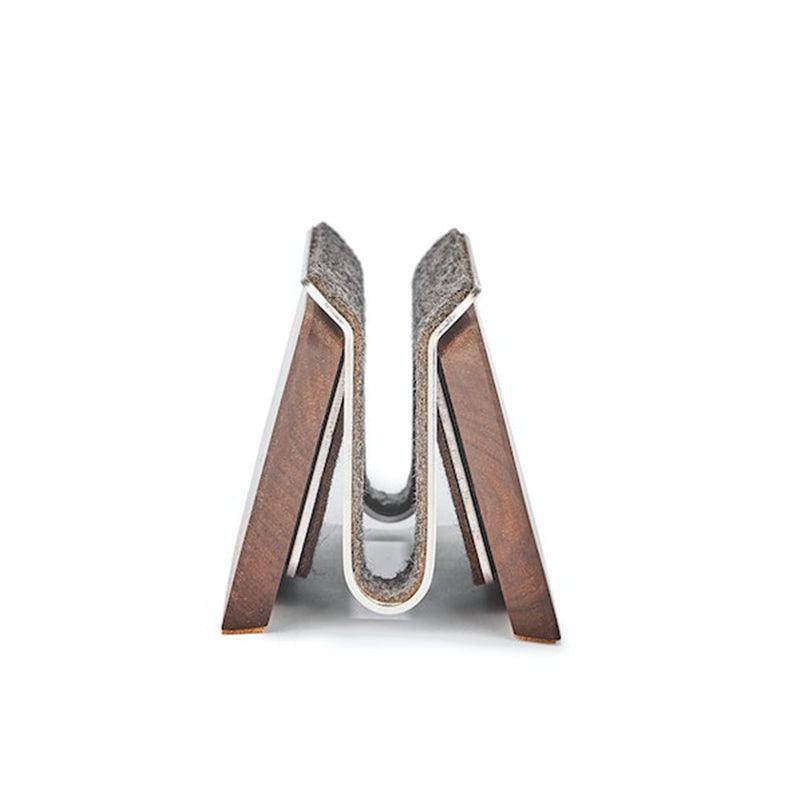 Vertical Laptop Stand v2.0 | Walnut - Spacet