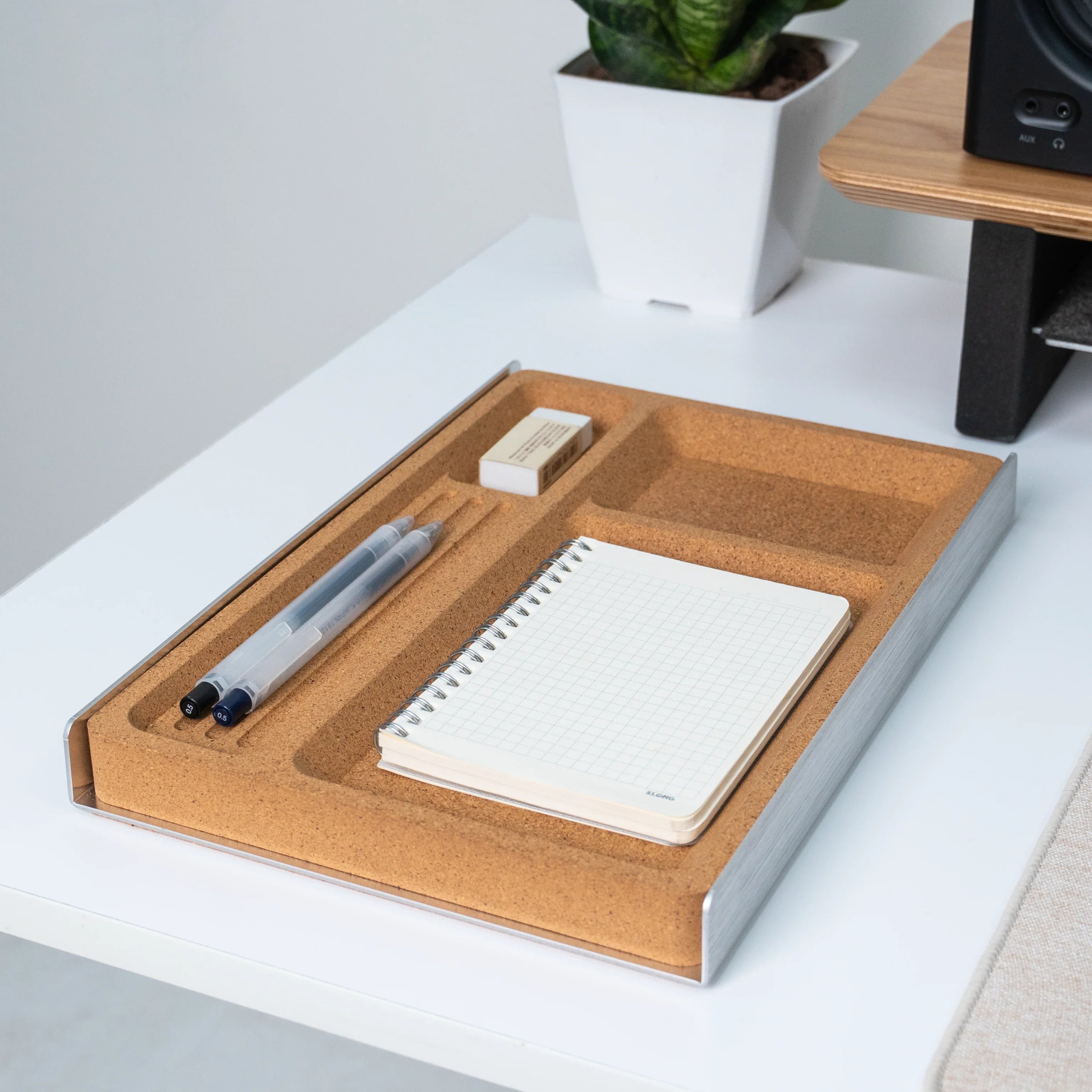 Tiroir de bureau | Liège clair