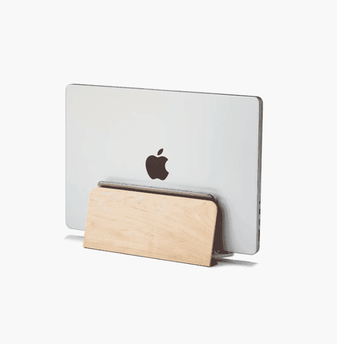 Vertical Laptop Stand v2.0 | Walnut - Spacet