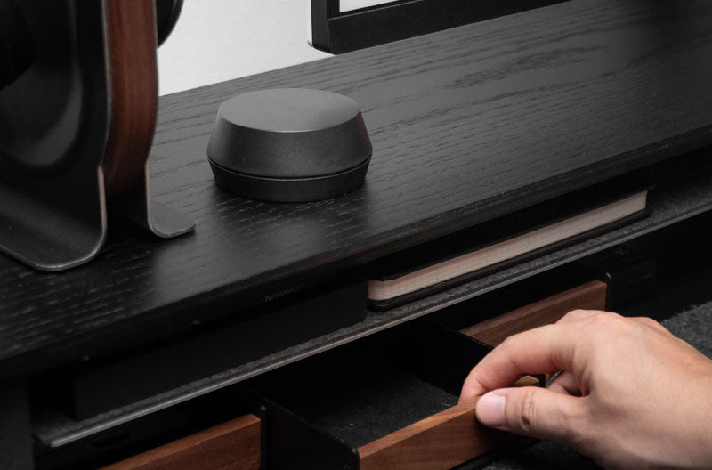 Mini Desk Shelf Black