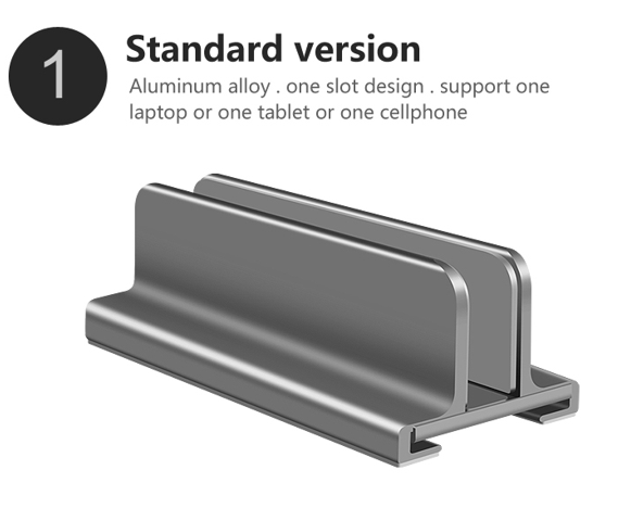 Vertical Laptop Stand | Aluminum