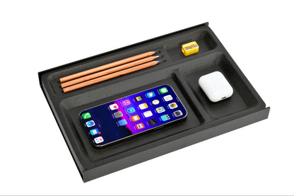 Desk Tray Drawer | Black Cork