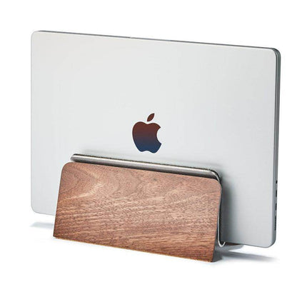 Vertical Laptop Stand v2.0 | Walnut - Spacet