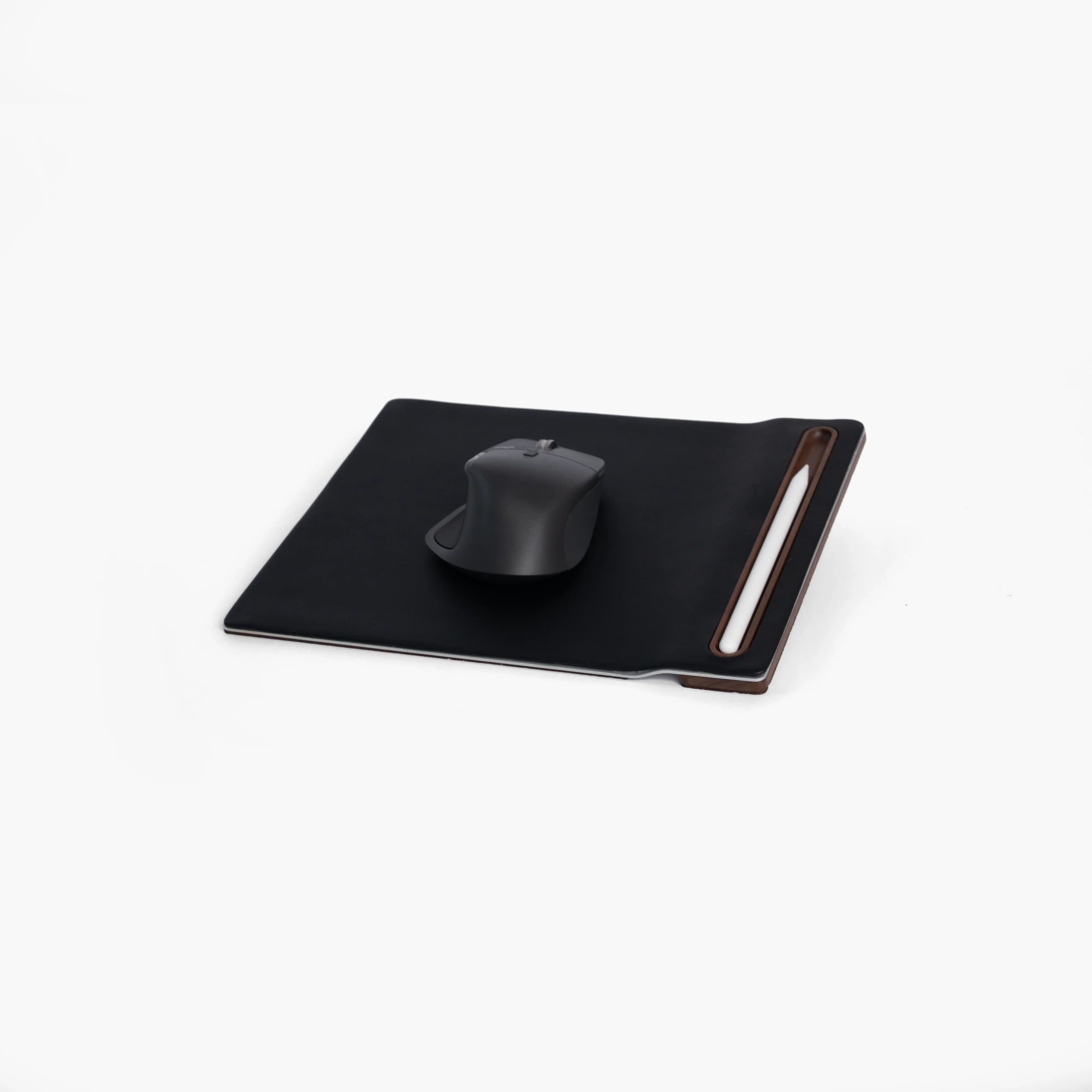 Mouse Pad v2.0 | Leather & Walnut