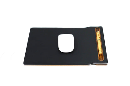 Mouse Pad v2.0 | Leather & Walnut - Spacet