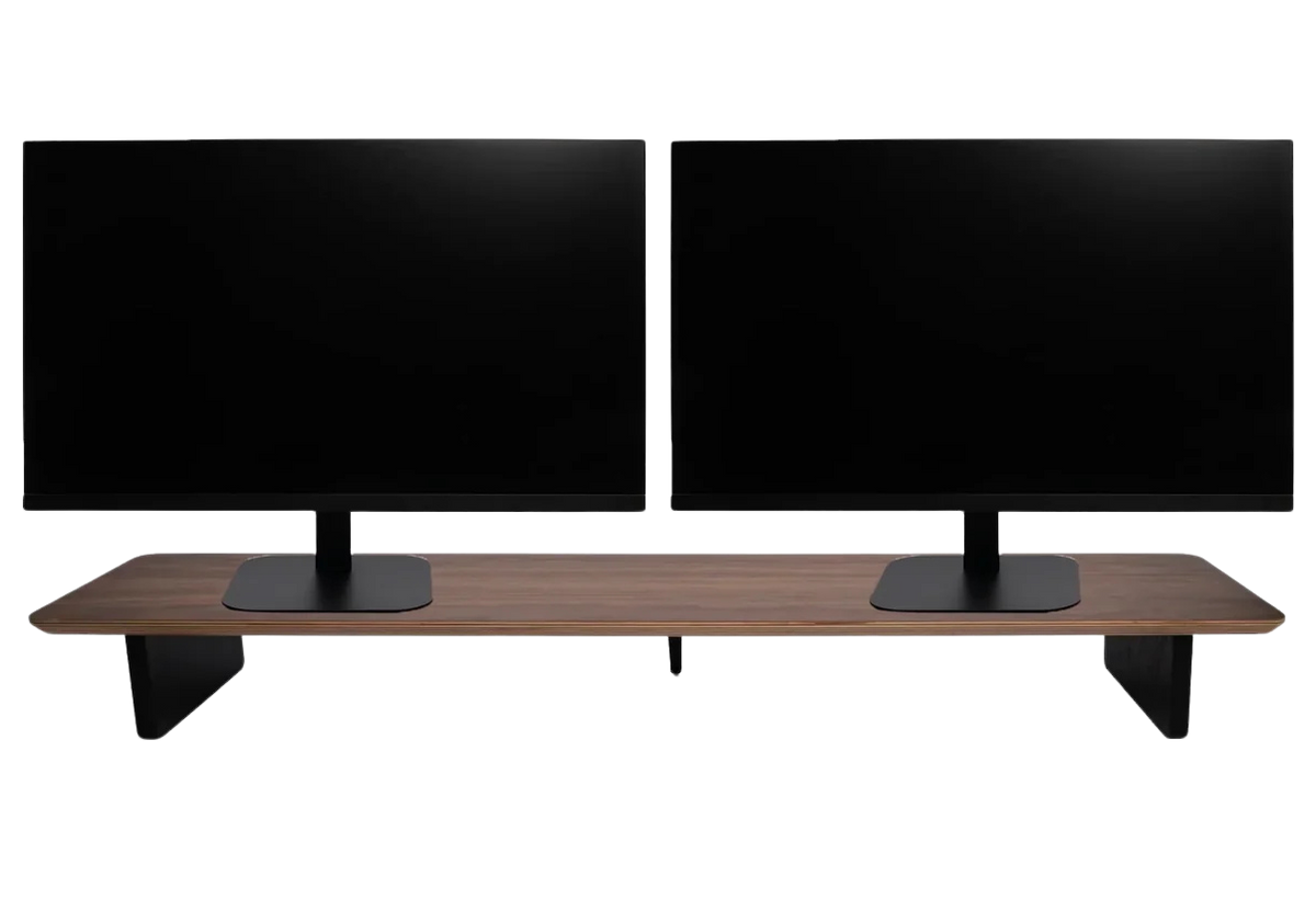 AIRY Modular Desk Shelf Spacet with 2 monitors
