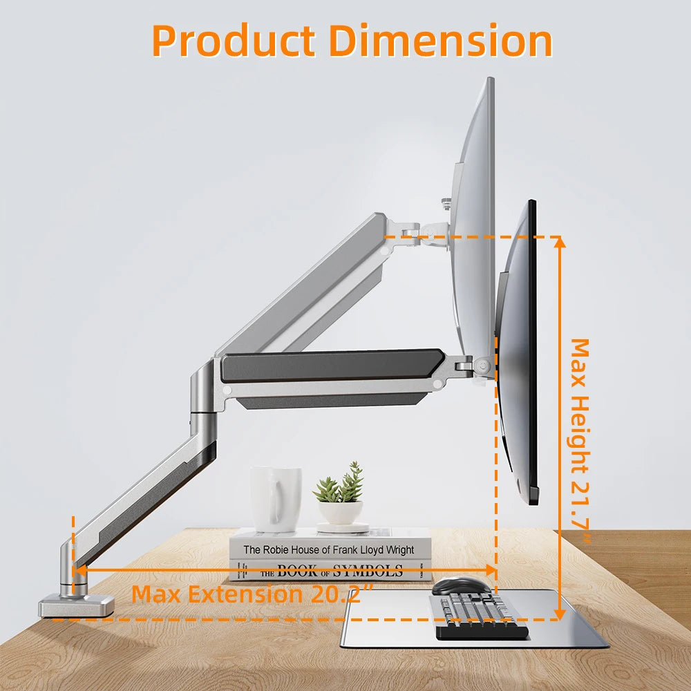 Adjustable Single Monitor Mount